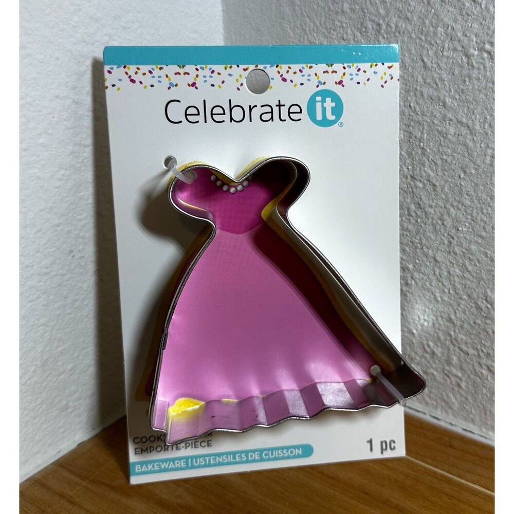 Celebrate It! Princess Gown Cookie Cutter NWT